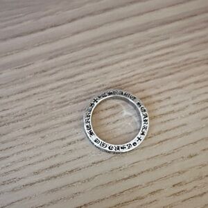 Chrome hearts Silver Engraved Ring